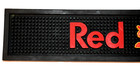 Red Bull Energy Drink Rubber Bar Rail Mat Commercial Grade Heavy Duty 23 25 