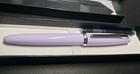 Aurora Gemstone Amethyst Pastel Fountain Pen-medium Nib  Lavender lilac