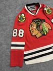 Vtg Patrick Kane  88 Chicago Blackhawks Red Reebok Premier Hockey Jersey Sz Sm
