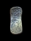    india     Ancient Gandhara Janapada Authentic Old 600 B c Silver Coin Bent Bar 