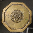 5 6  Ancient China Bronze Gilt Feng Shui Pray Kwan-yin Guanyin Goddess Statue