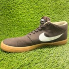 Nike Sb Portmore 2 Solarsoft Mid Mens Size 10 5 Brown Athletic Shoes Sneakers