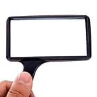 5x Rectangular Magnifier Magnifying Glass Loupe For Reading Repairing Lens
