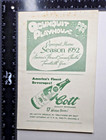 1952 Ogunquit Playhouse Program Maine Summer Theater Cott Beverages Advertising