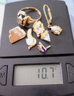Vintage 10k Gold Scrap Or Wear Jewelry Lot Class Ring  Pins 10 7 G