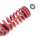 400mm 15 75 Inch 7mm Spring Universal Motorcycle Shock Absorber Rear Red
