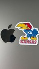 Kansas Jayhawks Ku Football Vintage Die Cut Vinyl Sticker Decal Ncaa