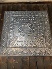 Embossed With Flower Square Metal Ceiling Tile Or Wall Decor 12x12