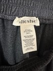 Shosho Women   s Gray Solid Jogger Activewear Pants L Pull-on Stretch Tapered