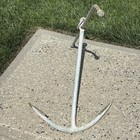 Large Antique 33    Admiralty Fishermans Kedge Anchor Maritime Nautical 25lbs