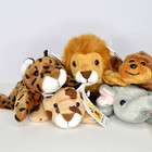 Vintage Disney Bean Bag Plush 8  Lot Of 7 Animal Kingdom Exclusive New With Tags