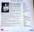 Nat King Cole Greatest Hits - 180-gram Blue Vinyl Lp    New  Sealed  