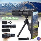 10-300x40mm Military Monocular W night Vision Prism High Power Zoom Telescope
