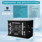 Proreck Dc21 Passive Di Box For Guitar   Bass  Direct Box With Hum Eliminator