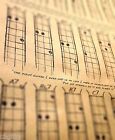 Chord Poster For Cigar Box Guitars - 3-string Open G  gdg 