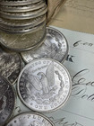 Cc Morgan Silver Dollars 1878-1893 - 5 Uncirculated Coins Mixed Dates Lot