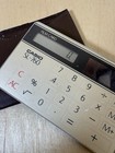 Casio Sl-760 Gdb Rare 80s Card Size Solar Calculator - Working