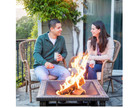 35  Fire Pit Starter Set  Includes 35  Fire Pit  Cover  And 1 Box Of 3 Logs