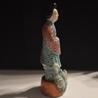 Antique Chinese Porcelain Figurine Statue Famille Rose Beautiful Woman 5    Tall