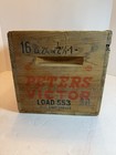 Vintage Peters Victor 18 Gauge Shotgun Shell Wooden Ammo Crate