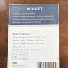 Exped Widget Inflation Pump Lamp Powerbank White Camping 190g Swiss Design