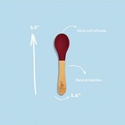 Avanchy Baby Organic Bamboo Toddler Feeding Spoon  Set 5 Pack