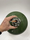 Vintage Green Enamel Barn Or Farmhouse Light Gas Station Light