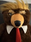 Authentic Deluxe Trumpy Bear Plush 22    With Flag Cape  