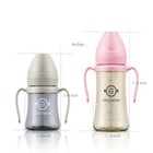 Spill Proof Sippy Cup With Straw Handle Bpa Free Ppsu 10oz Beige For Toddlers