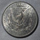 1887 Morgan Silver Dollar Au 90  Silver Coin 