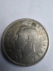 1942 Great Britain 2 Shillings  Silver Wwii Era Coin