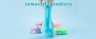 6pcs Butter Slime Kit For Kids Safe Fluffy Stretchy Stress Relief Toy Boys Girls