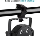 5 Pack 2  Black Dj Stage Lighting Clamps  Truss Clamp  Par Light Mount Hook  Hea