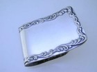 Sterling S Kirk   Son Napkin Clip W  Scroll Border No 27  no Mono   59 Each