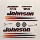 Johnson 150hp Saltwater Outboard Decal Set 2002  Bombardier Replacement Sticker