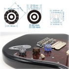 Cashbeat 4pcs Lampshade Style Electric Guitar Knobs  Speed Control Volume Brown