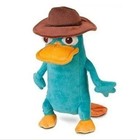 Phineas And Ferb Perry The Platypus Plush 10    agent P  Nwt  