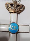 Antique Official Medal Decoration Order Of Merit Of The Savoy Who Cross