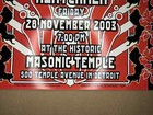 White Stripes   Hentchmen Masonic Detroit 2003 Poster Dennis Loren Jack Print