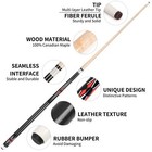 Aklot 2 Set Of Pool Cue Stick Pool Stick 58 Inch Billiard Stick Mixed Weight    