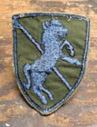 Vietnam Vintage Us Army 11th Armored Cavalry Regiment Subdued Patch Theater Made
