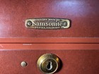Vintage Samsonite Schwayder Bros  Train Case - Style 4612 Brown W Mirror No Key