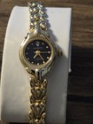 Vintage Diamante Diamond Quartz Gold Tone Women s Watch
