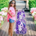 Klfvb Rolling Backpack For Girls Boys  Kids Roller Wheels School Bookbag With   