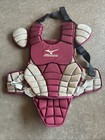 Mizuno Catchers Gear Chest Protector 14    Shin Guards 14 5  Youth  Maroon  read