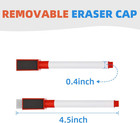 50 Pcs Dry Erase Markers  With Magnetic Eraser Cap  Colorful