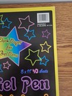 Vintage Dark Paper  Notebook Stationary 40  8 X11 Sheets For Gel Pen