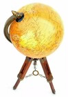 Globe World Tripod Map Stand Nautical Wooden Table Antique Decor Vintage Atlas