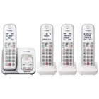 Panasonic Kx-tgd864w 4 Handset Cordless Phone Link2cell Call Block Answering