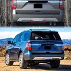 Painted Silver Rear Trailer Hitch Panel Cover For Ford Expedition 2018-2021